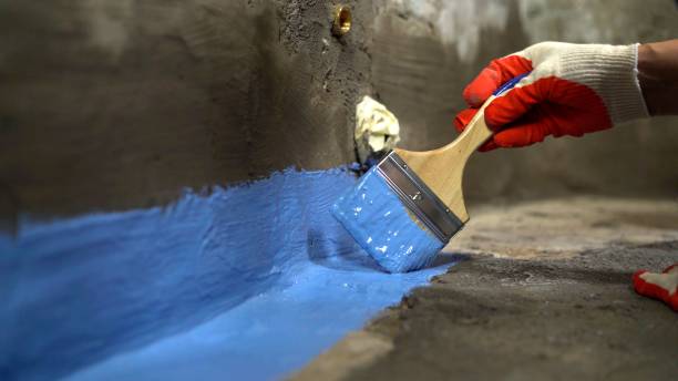 Commercial Waterproofing project at a Coopersville, MI business property by SJ Waterproofing Pros